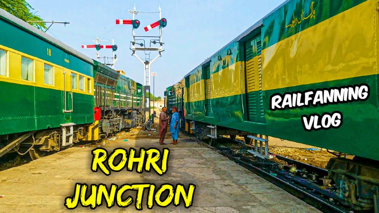 Busy Morning at ROHRI JUNCTION - Back to Back Trains Action ( Rush Hours )