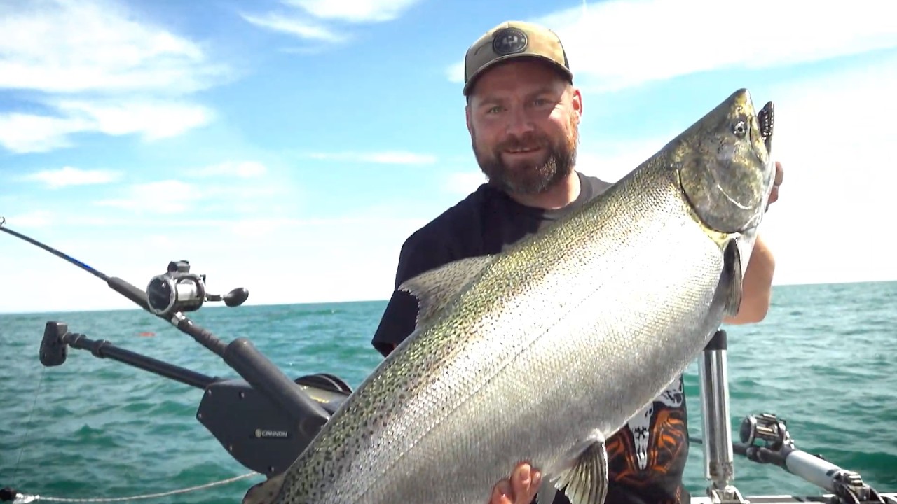 Pêche au saumon sur le lac Ontario avec Chassomaniak
