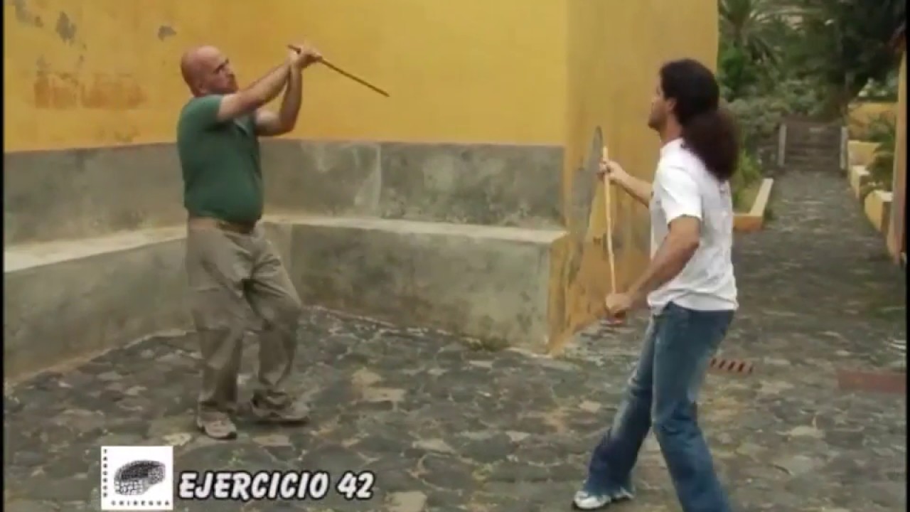 Juego del Palo Canario Iniciacion Majado o escachado Tagoror Chiregua