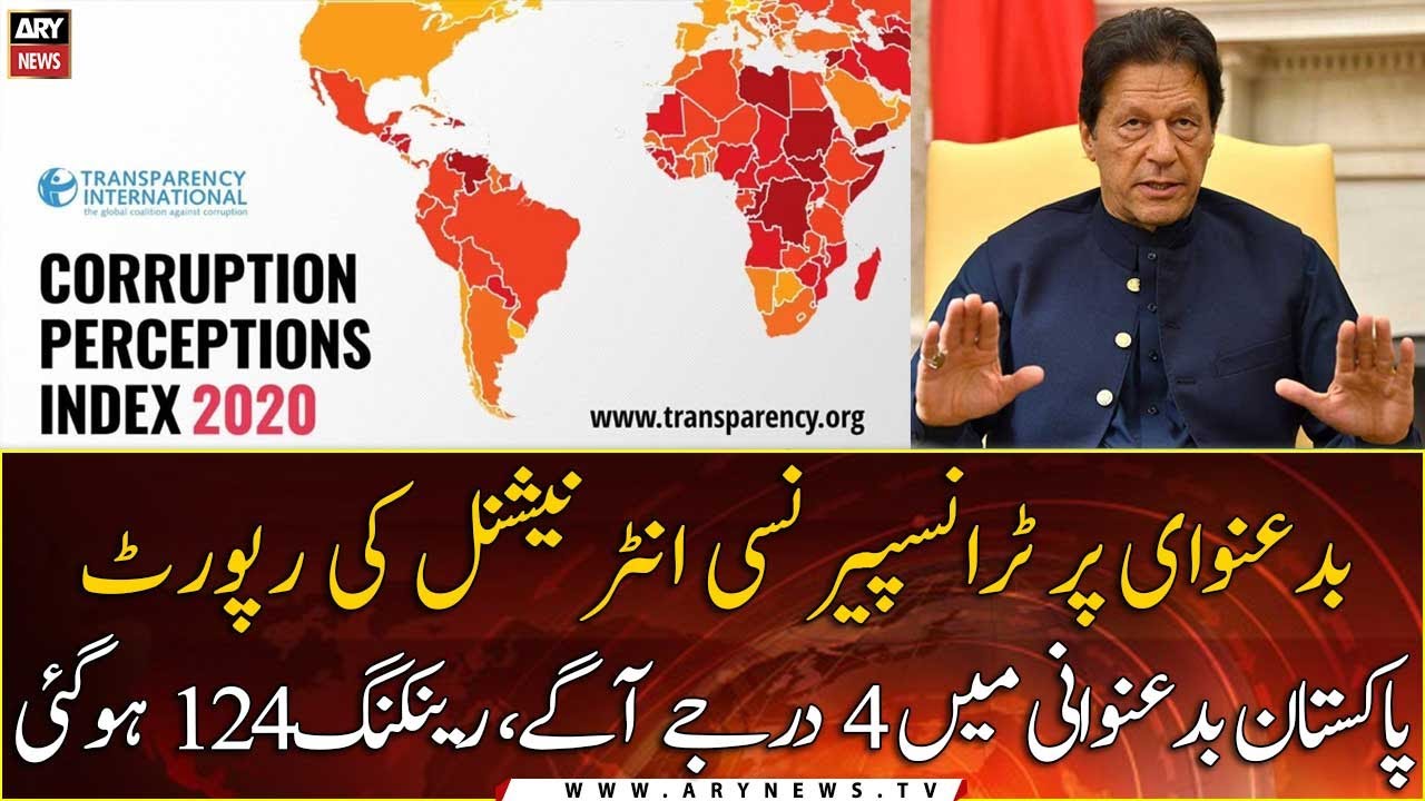Pakistan slides in Transparency International's corruption perception rankings