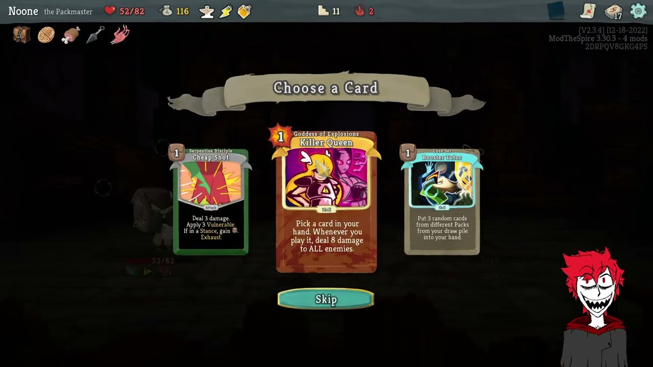 Still sick and chatting /slay the spire /