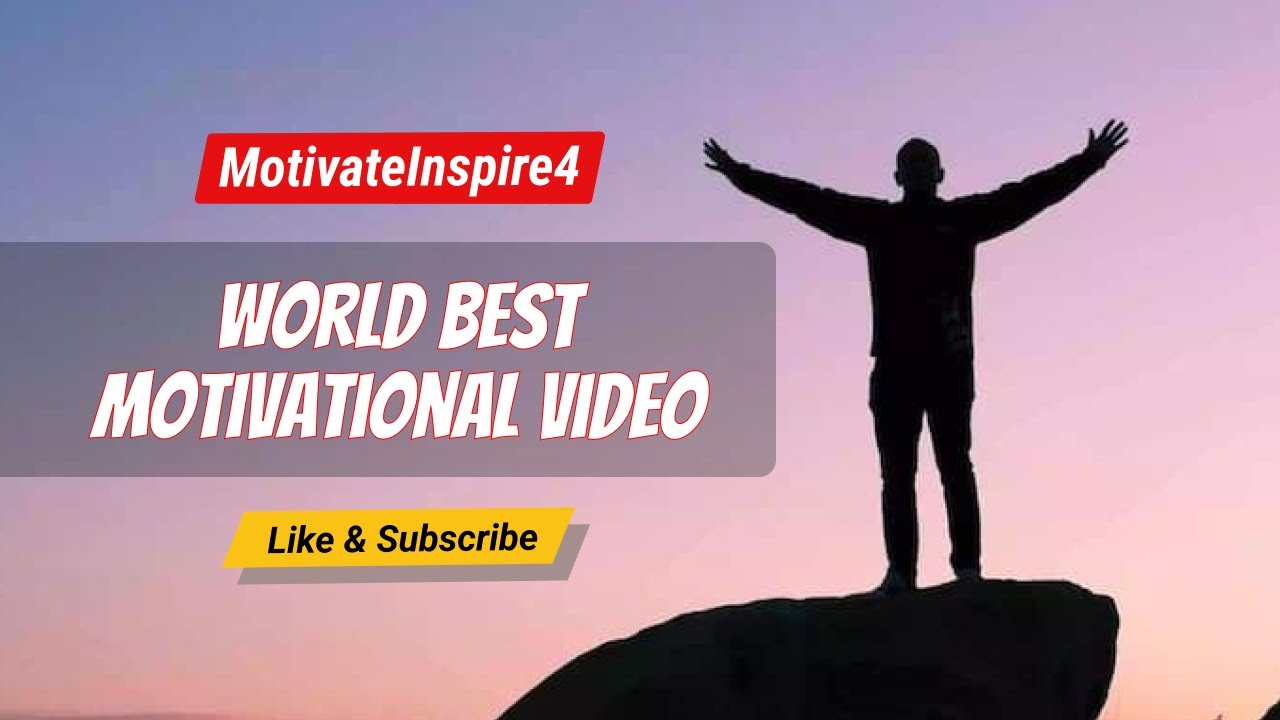 World Best Motivational Video For Success In English Motivation Speech