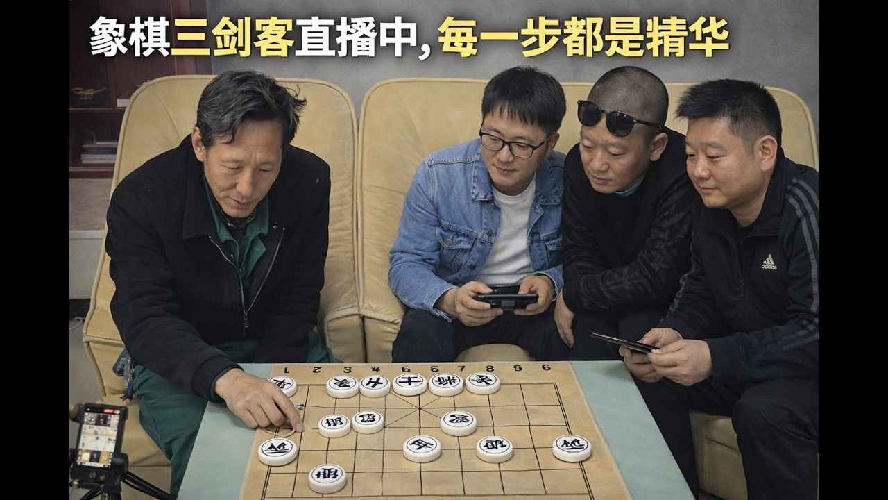 象棋三剑客直播中，每一步都是精华