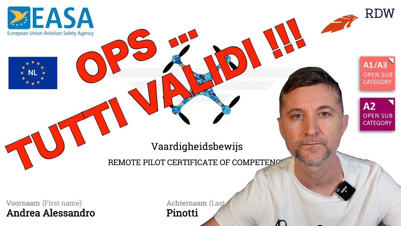 GLI ATTESTATI A2 OLANDESI SONO TUTTI VALIDI ... LO DICE ENAC !!!
