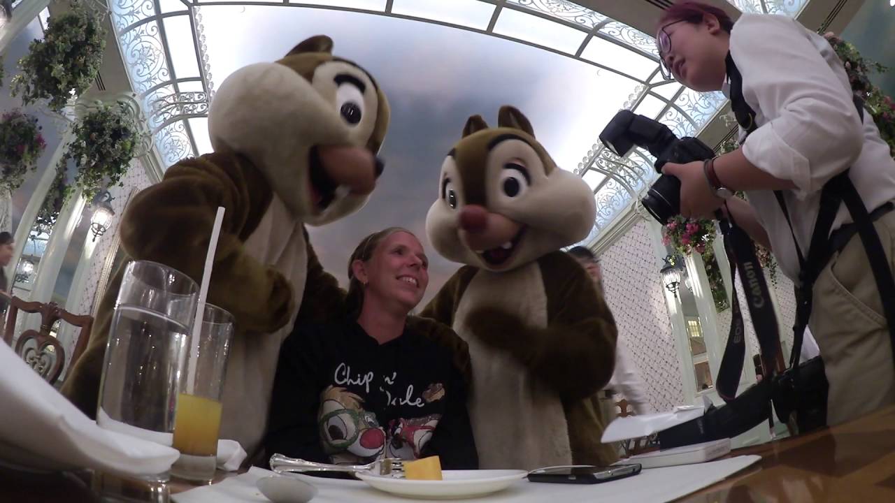 Last magical moments with Chip and dale 19/6 hkdl enchanted garden