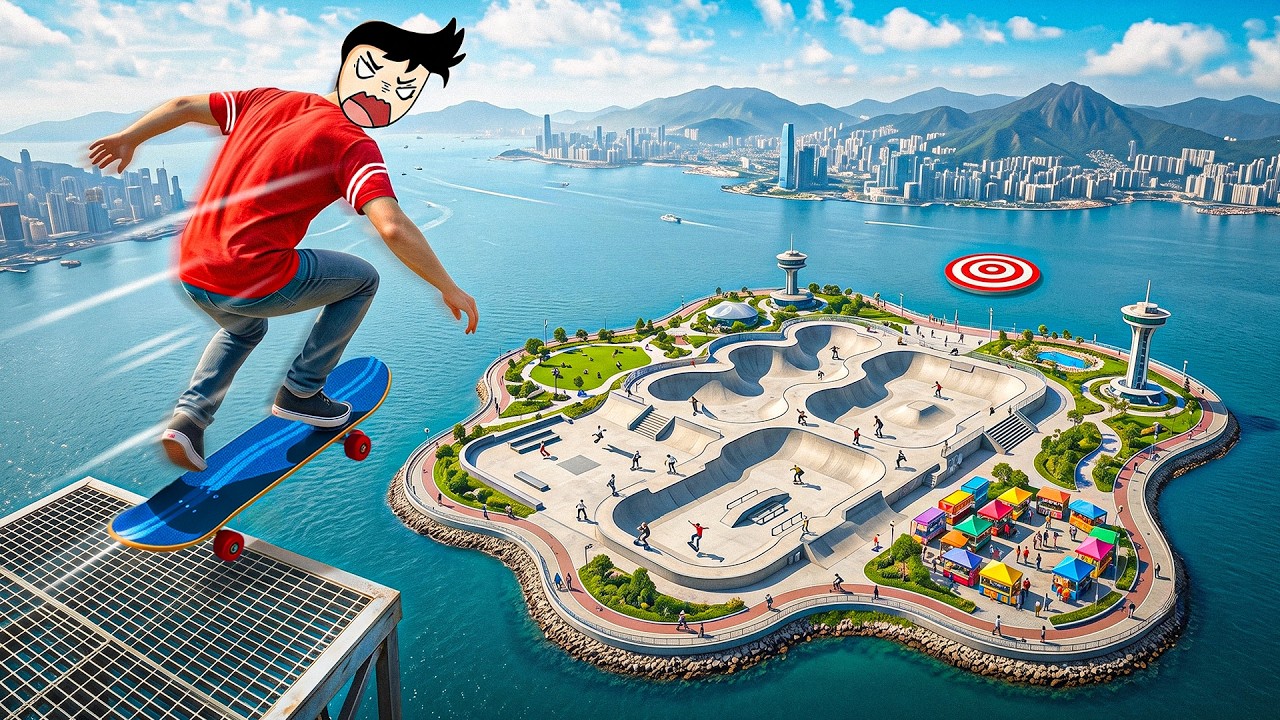 Skating On The NEW MAP 🛹