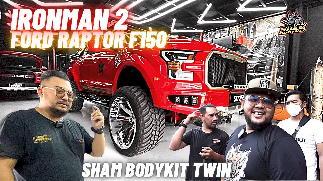 IRONMAN 2 | FORD RANGER T8 converted FORD RAPTOR F150 SHELBY | Kembar BOSS SHAM 😃😄