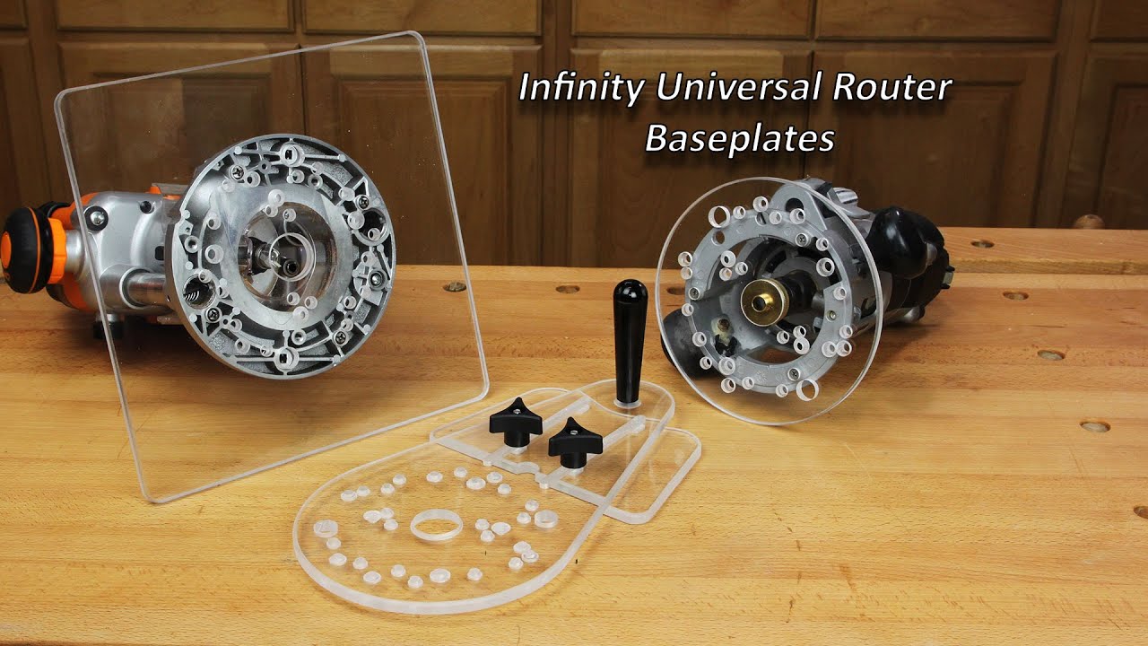 Infinity Tools Universal Baseplates for Full-Sized Routers
