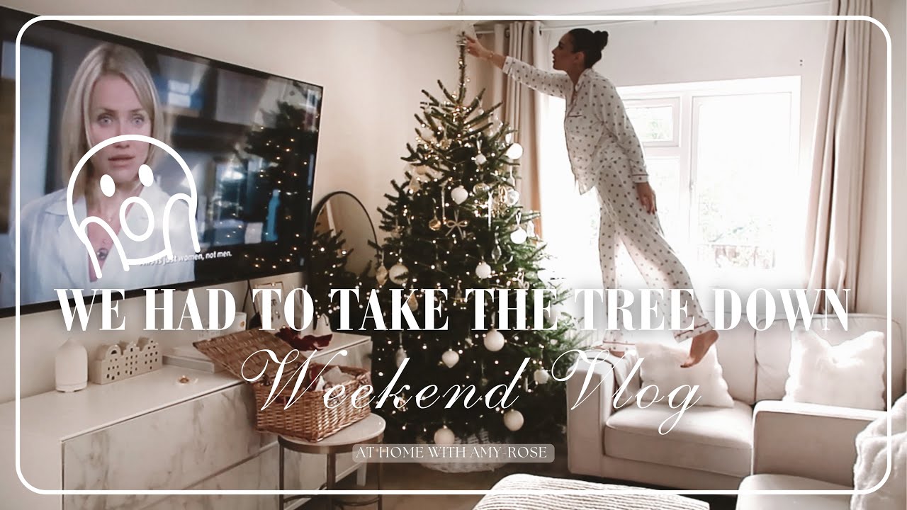 WE HAD TO TAKE THE TREE DOWN...This was NOT the plan! 😱🌲
