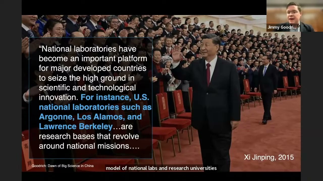 The Race with China: The Dawn of Big Science in China