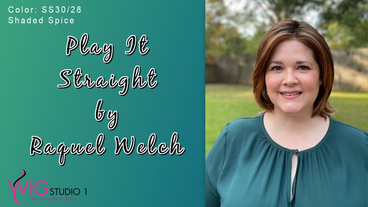 Raquel Welch PLAY IT STRAIGHT Wig Review | Shaded Spice SS30/28 | JENNIFER MARTINEZ