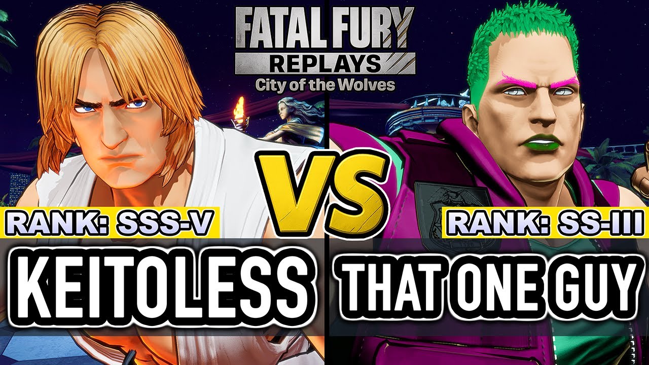 FF COTW ▰ KEITOLESS (Ken) vs THAT ONE GUY (Kevin) ▰ Fatal Fury CotW DLC: Ken Day 1