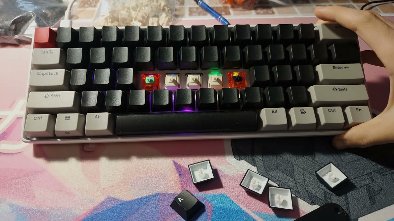 Сравнение франкенштейн свитчей на базе tangerine v2, nk cream, cherry retooled
