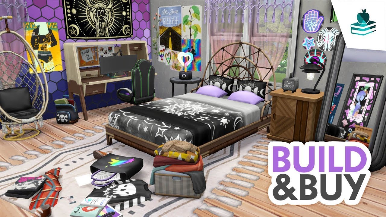 🛏 TENHLE N&Aacute;BYTEK POTŘEBUJETE! 😲 | The Sims 4 Středn&iacute; &scaron;kola | Stavba & n&aacute;kup (Build & Buy)