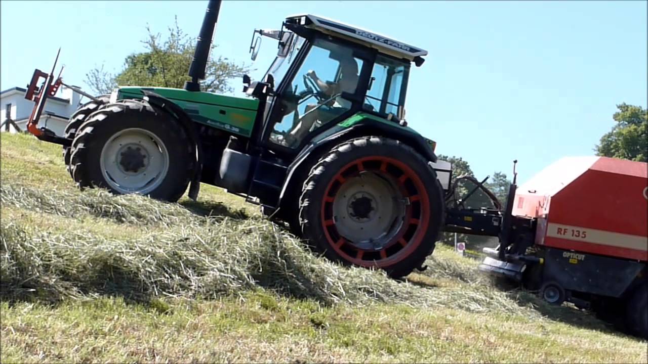 pressen im Hang mit Deutz