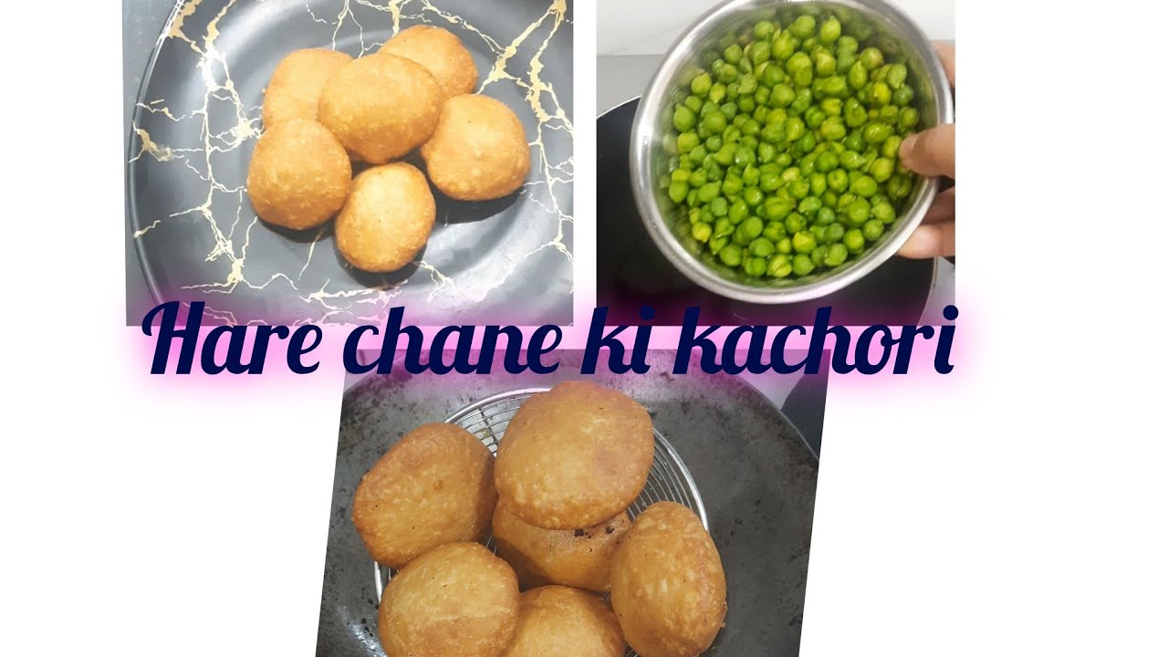 हरे Chane ki kachori kese banate h/Green Chickpea Stuffed Kachori Recipe/How to make Cholia kachori.