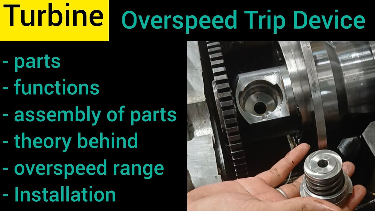 Triveni Turbine Overspeed Trip Device 