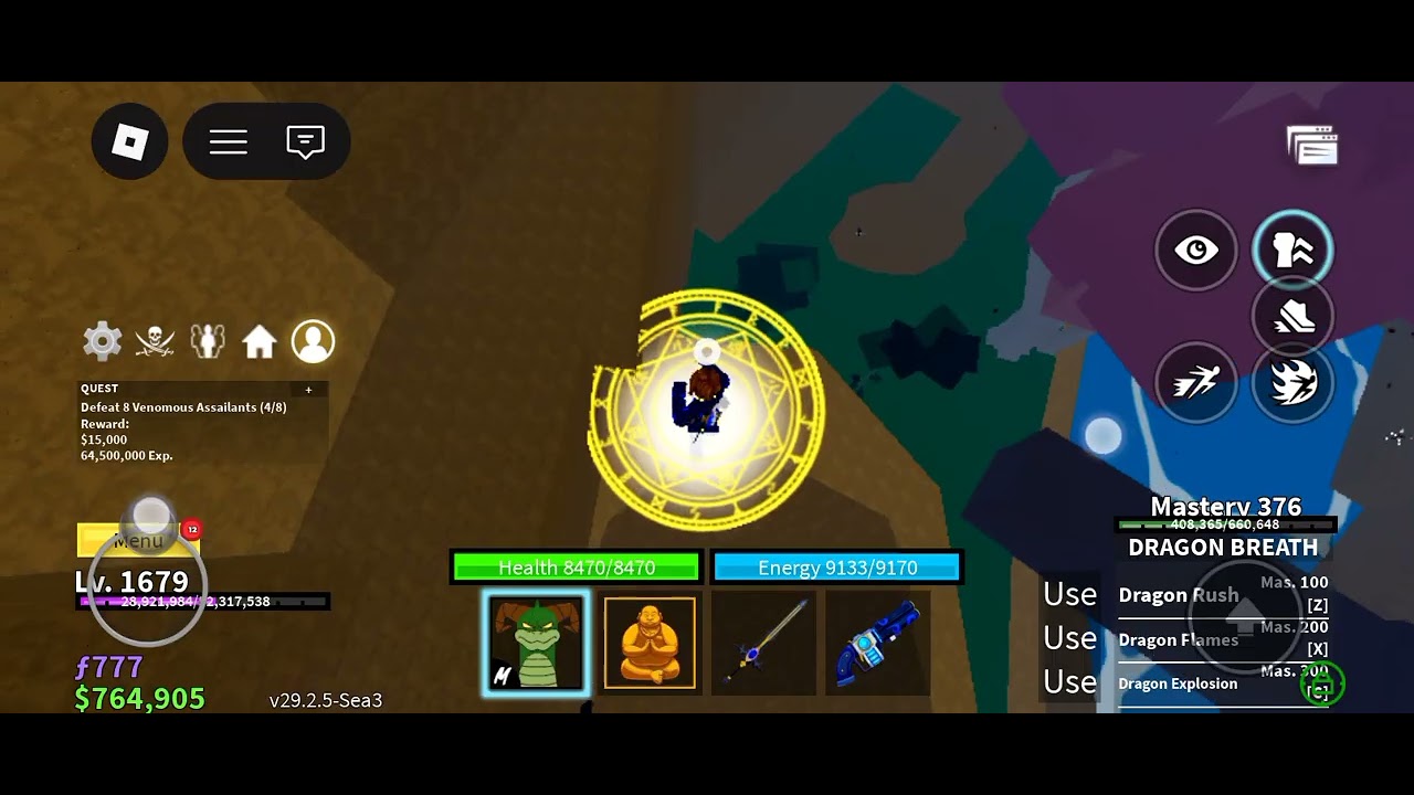Her gün 25 level kasiyorum gün 2 part 1 #blox fruit #abone ol