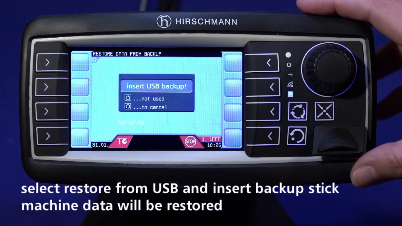 qSCALE i2 Restore Data From Backup