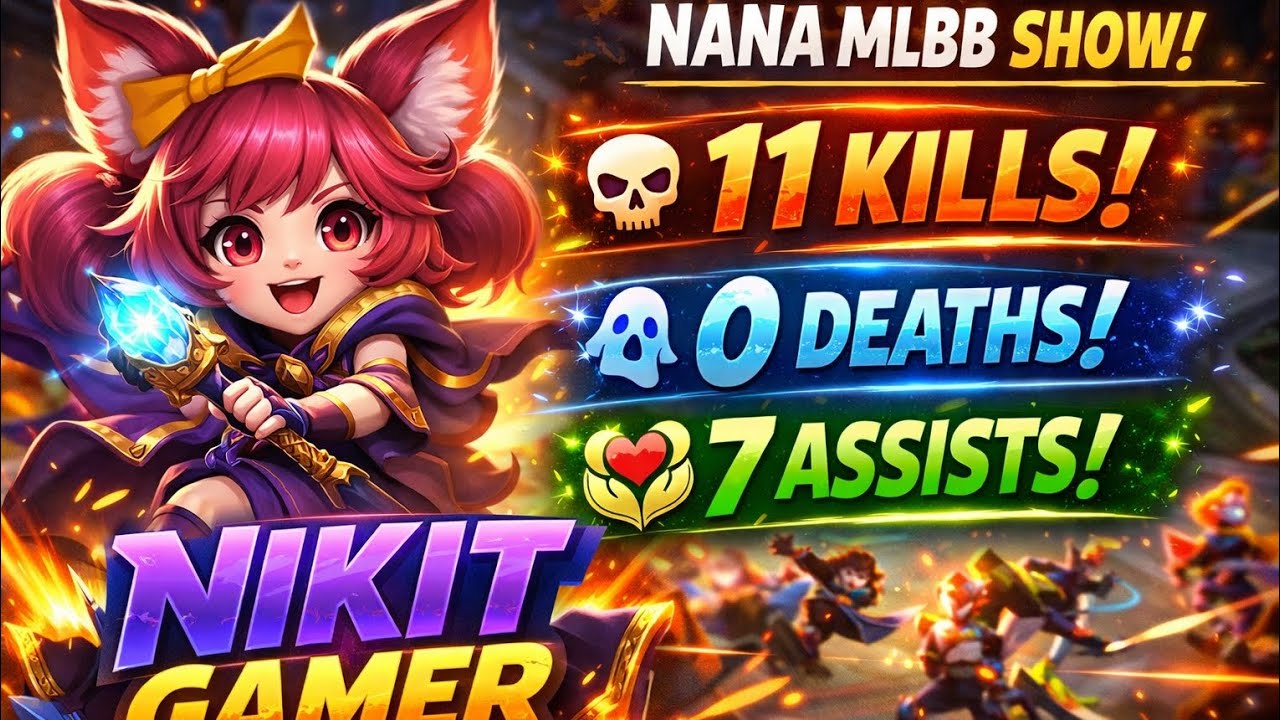 Nana gameplay || Nana mlbb || Nana gameplay by Nikitgamer #mobilelegends