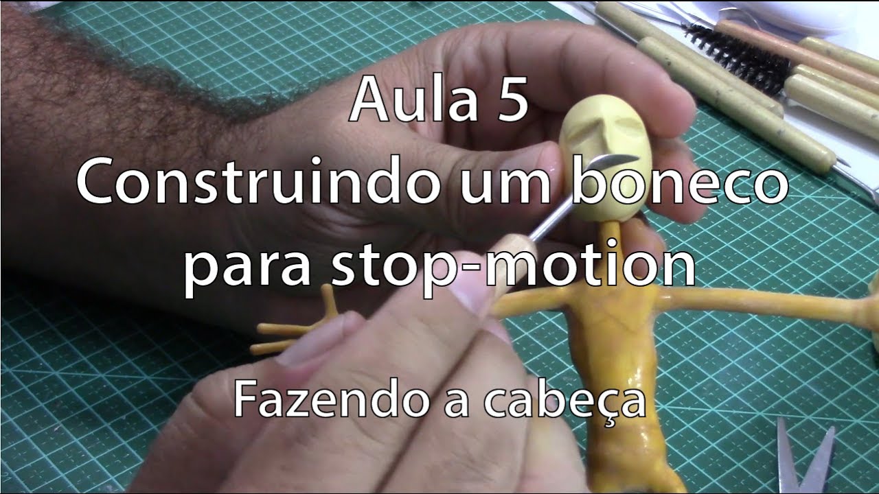 Aula 5 - Construindo um boneco para stop-motion - Construindo a cabeça
