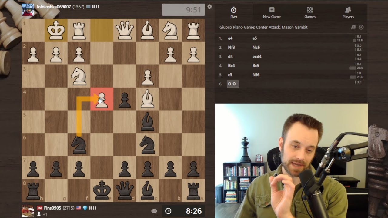 You Must Know Your 1.e4 e5 Gambits | Climbing the Rating Ladder vs. 1367