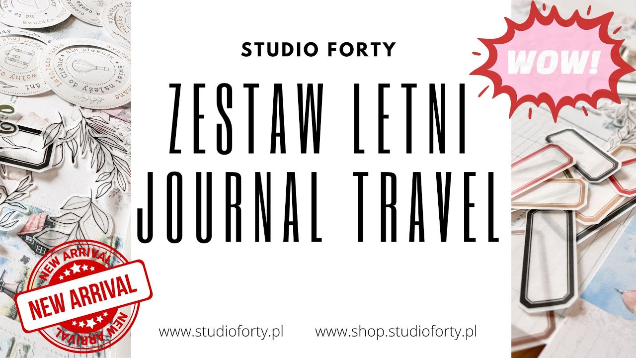 STUDIO FORTY SUMMER KIT TRAVEL- Letni Zestaw Kreatywny – Odkryj Magię Junk Journalingu!
