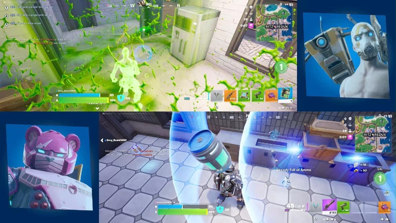 Fortnite Blitz Duos mythic gold fish win