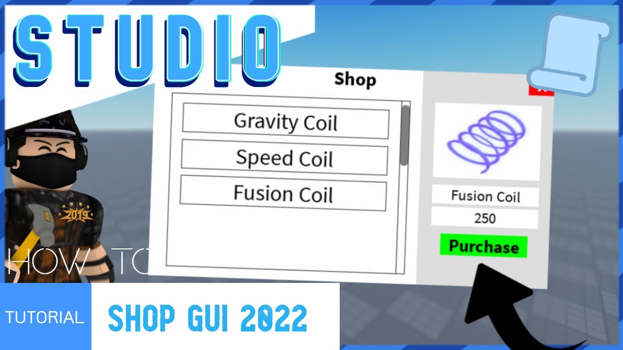 [DESC] ROBLOX STUDIO | How to make a Shop Gui 2022 [Customizable!]