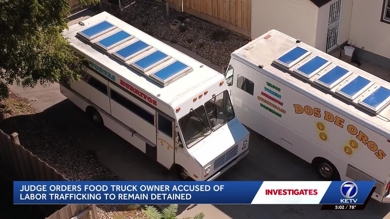 Judge orders food truck owner accused of labor trafficking to remain in custody
