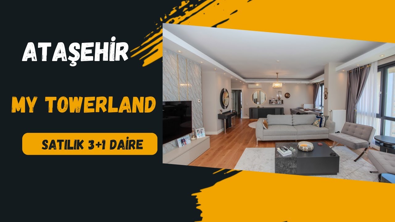 Ağaoğlu My Towerland 3+1 Kat Bahçeli Yenilenmiş Satılık Daire
