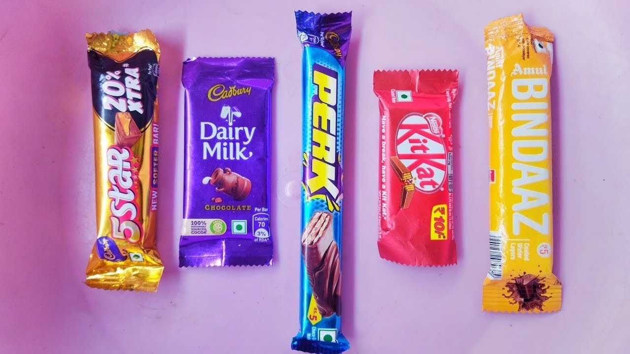 Dairy Milk vs 5 Star vs Bindaaz vs perk vs Kitkat
