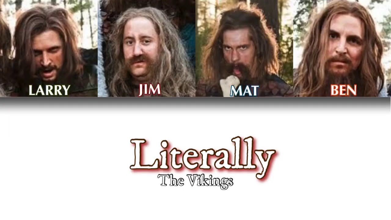 Literally - The Vikings (Horrible Histories) Colour Coded Lyrics