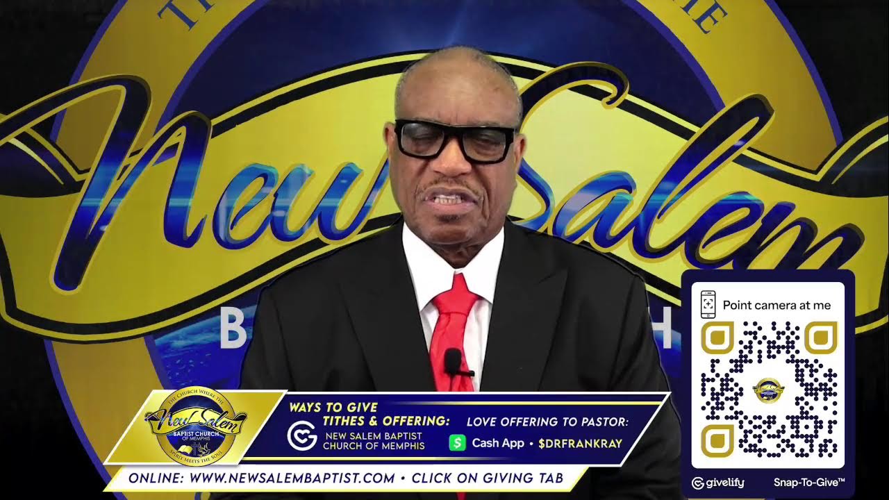 New Salem 7:00AM Worship Service Dr. Frank Ray, Sr., Pastor