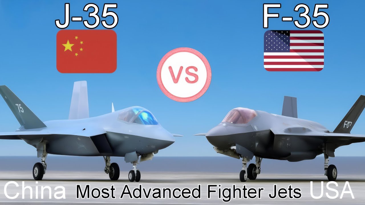 F-35 Lightning II vs J-35 Stealth Fighter | Real Performance Comparison|