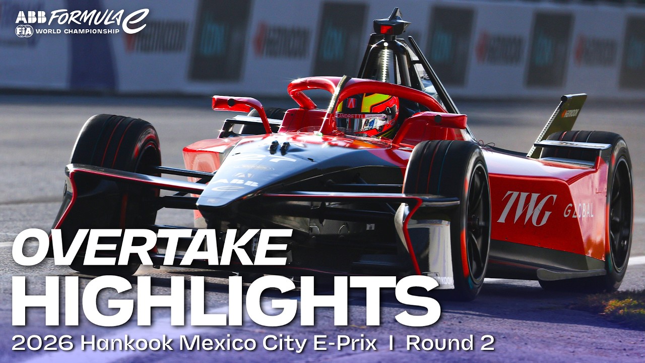 Overtake Highlights | 2026 Hankook Mexico City E-Prix