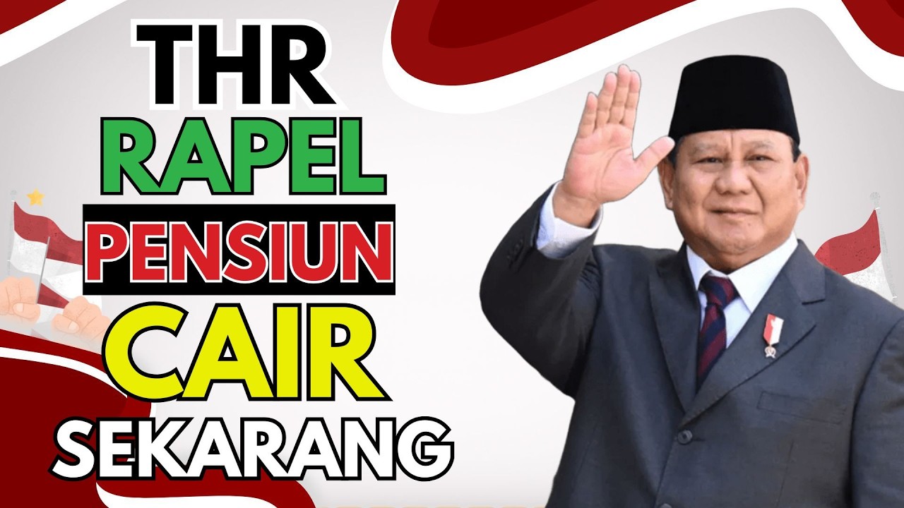 THR & Rapel Pensiunan 2026 Cair Bersamaan? Cek Jadwal & Nominalnya!