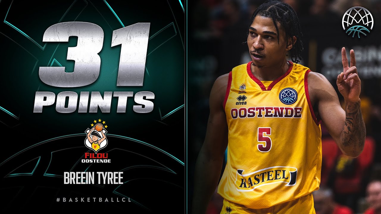 Breein Tyree showed a firework 🎇  | 31 PTS | Week 10 | Basketball Champions League 2022/23