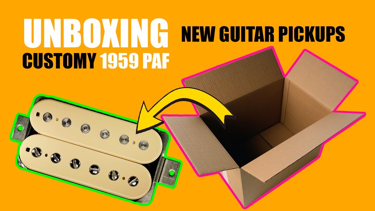 Unboxing Captadores Customy Pickups 1959 PAF Humbucker