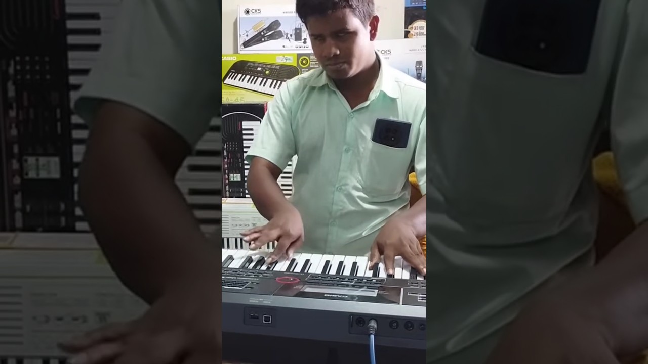 Casio ctx 9000 in Piano tone played by a blind man #casioctx9000in #casio
