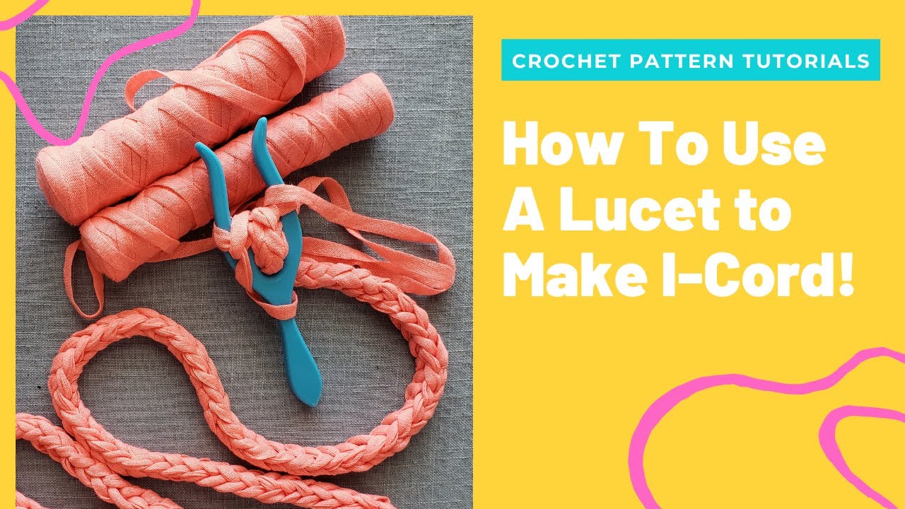 How to Use a Lucet to Make iCord for Crochet projects!