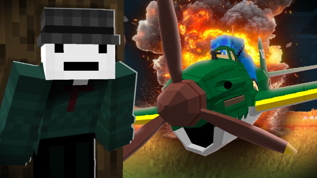 戦闘機がある世界でPVP【マイクラ】