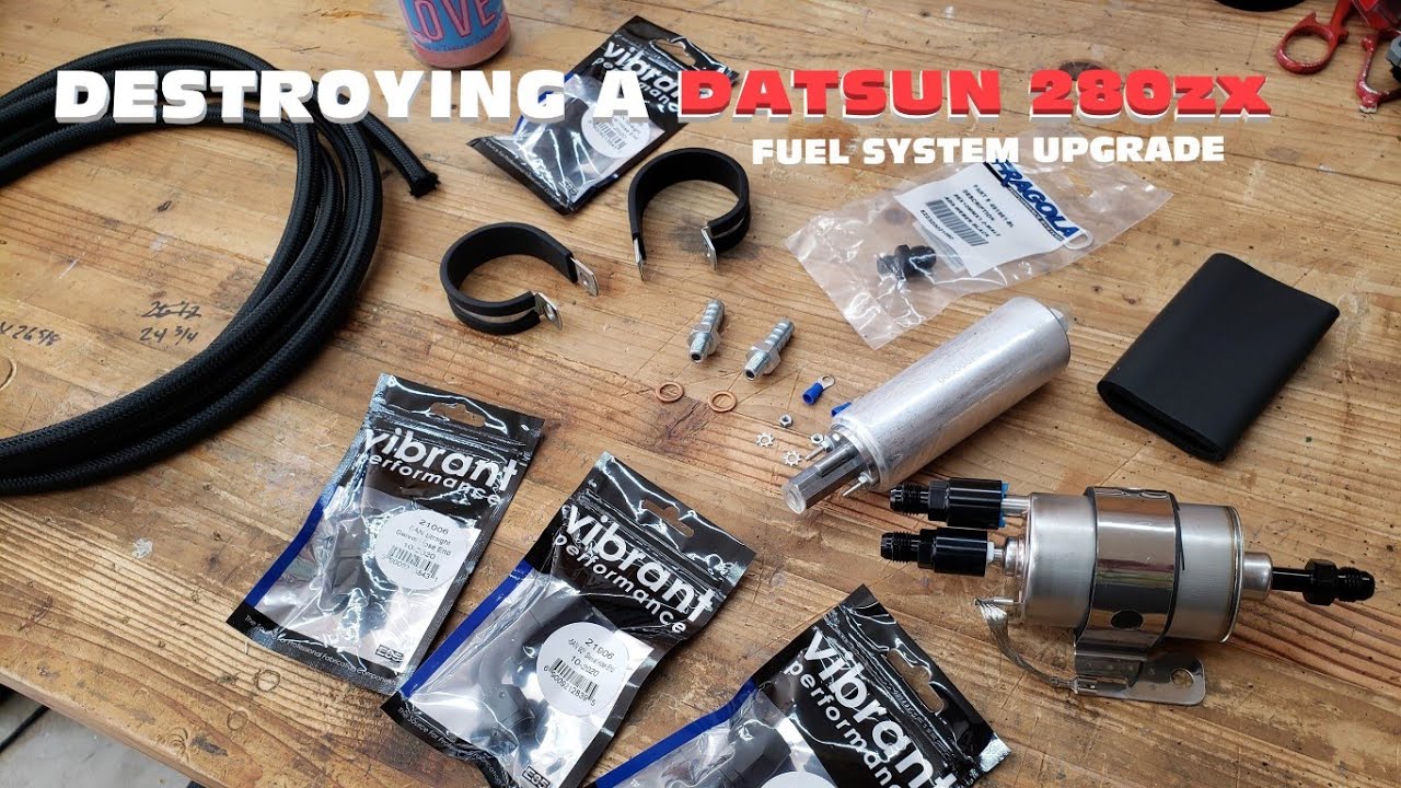How to remove a Datsun 280zx gas tank - How to install a Fuel Cell and build Custom Mounts 👌