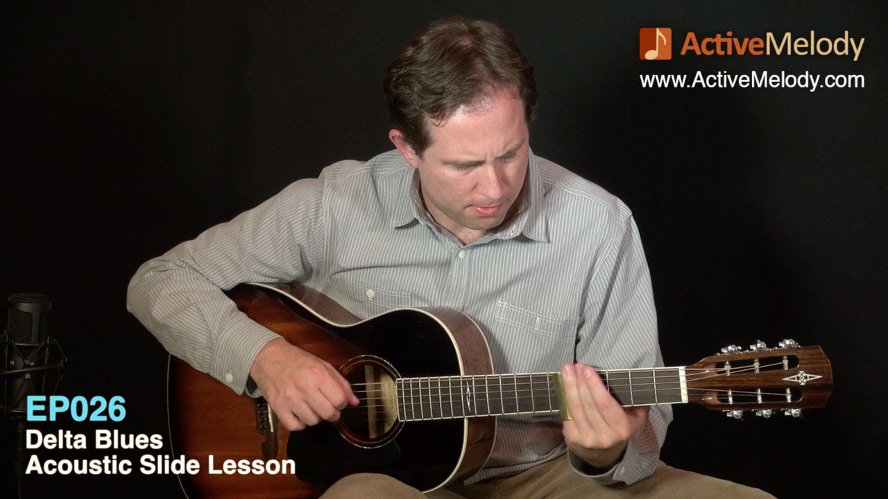 Acoustic Blues Slide Guitar Lesson - Delta Blues - EP026