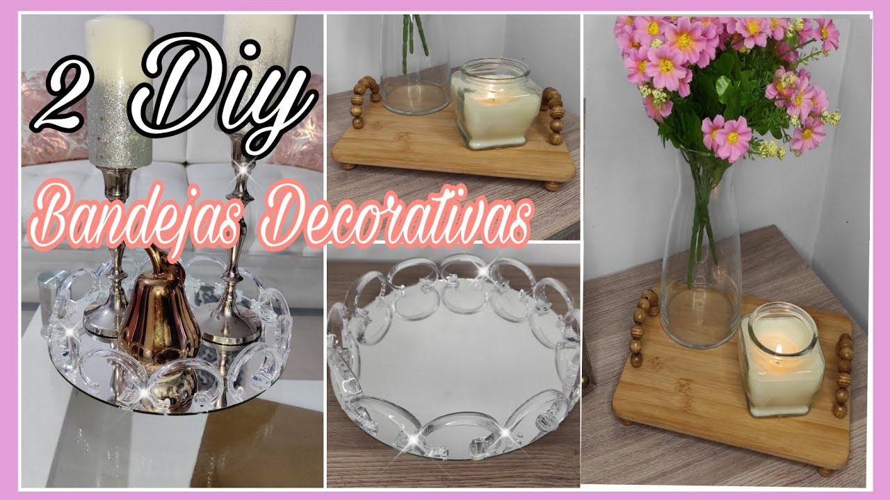 BANDEJAS DECORATIVAS/ DECORATIVE TRAYS/ CENTROS DE MESA VERANO 2021 NUEVAS DECORACIONES PARA ELHOGAR