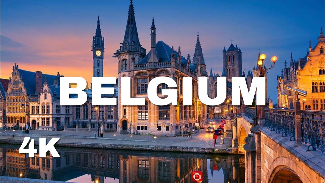 Belgium 4K | Scenic Screensaver With Relaxing Piano Music