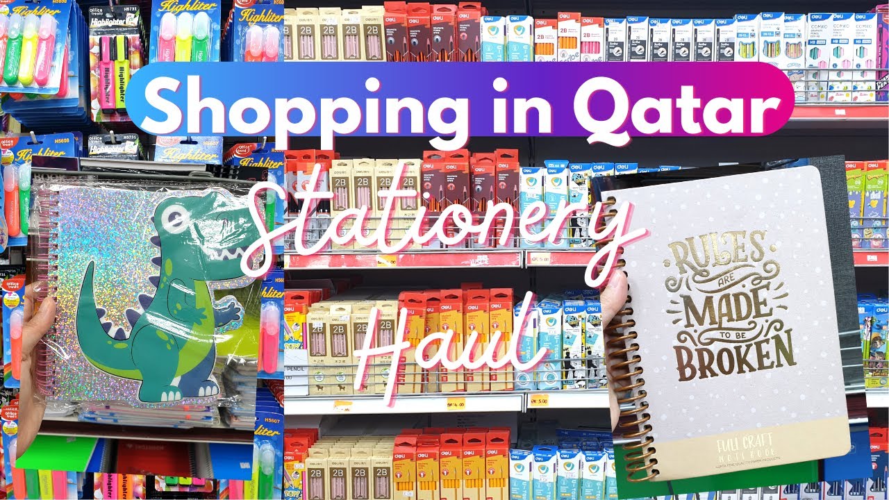 CHEAP Stationery Store in Qatar * my favorite! HERE'S WHY * Al Rawnaq