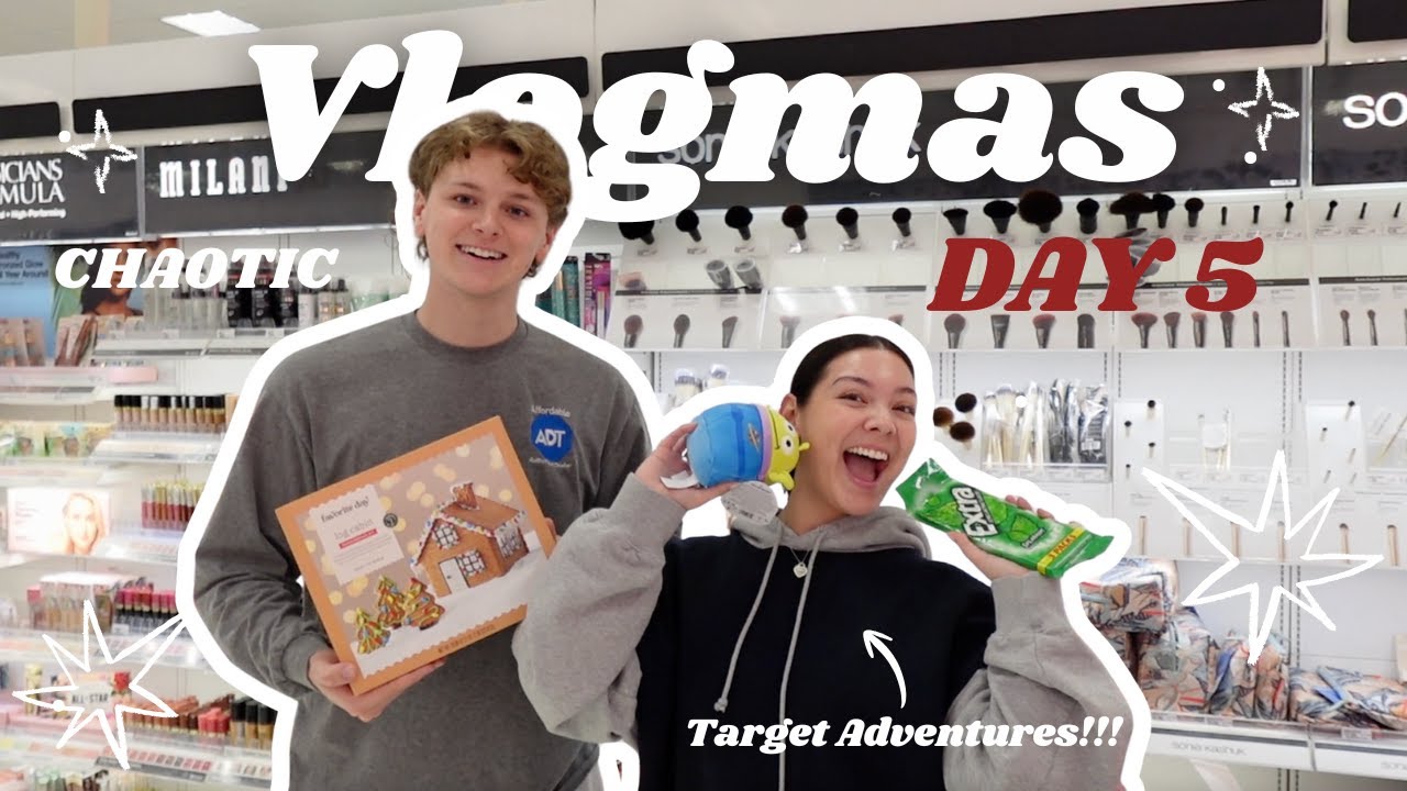 Vlogmas day 5!! Target adventures with Sydney + Tressel 🎯