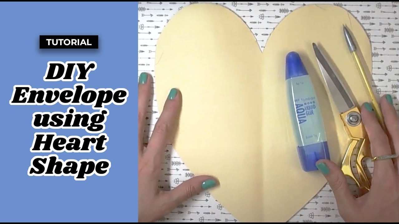 DIY Envelope using a Heart Shape | Origami