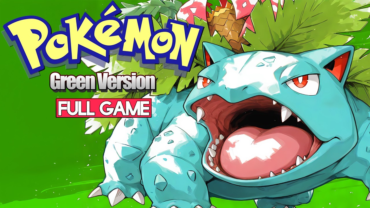 POKEMON GREEN -【FULL GAMEPLAY】WALKTHROUGH | No Commentary